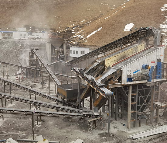 時產220噸石子生產線